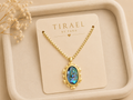 Aurora Opaline Oval Necklace