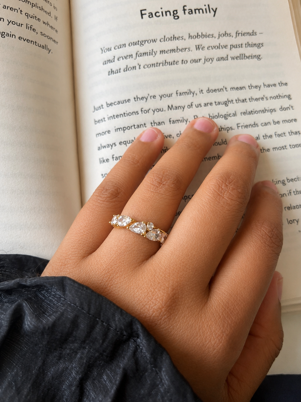 The Aurelia Floral Zircon Ring
