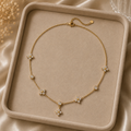 The Fleura Charm Zircon Necklace