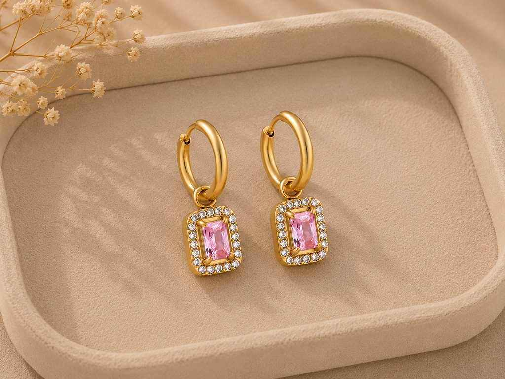 Sapphire Lumière Drop Earrings