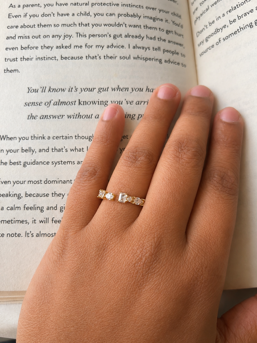 The Elowen Zircon Eternity Ring