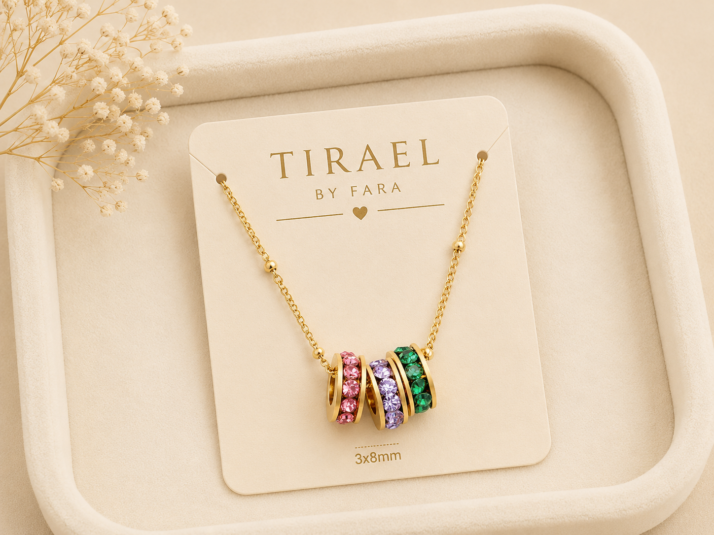 Aurora Prism Charm Necklace