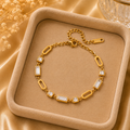 The Aurelia Zircon Link Bracelet