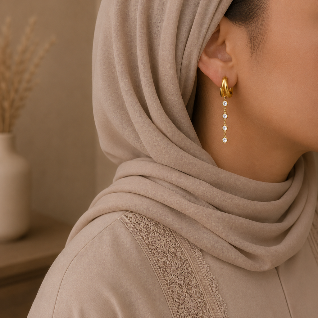 The Aurora Link Drop Earrings