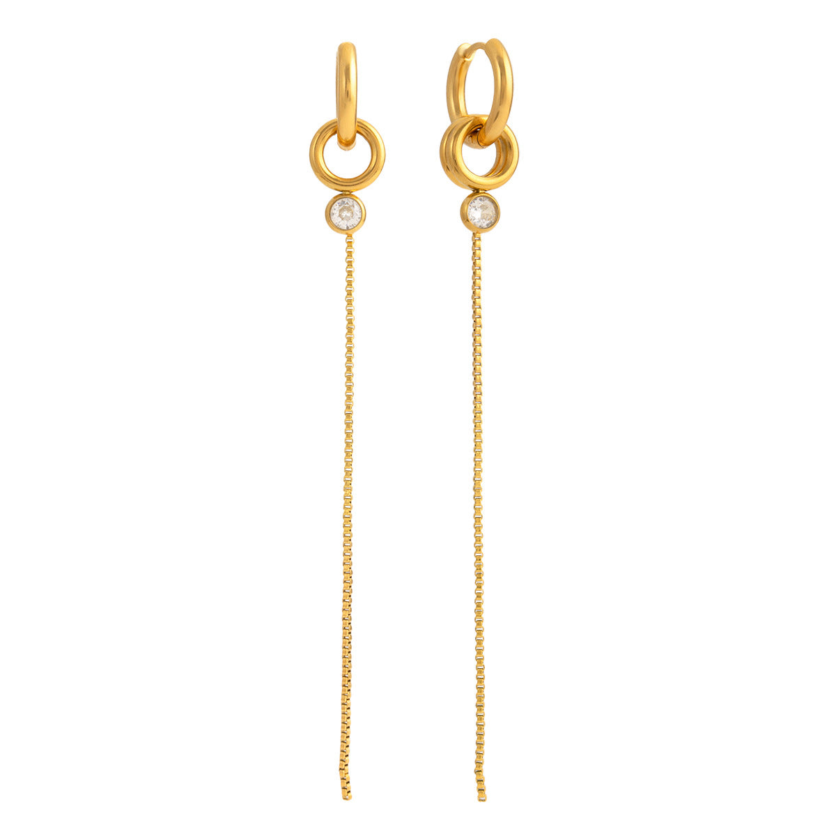 The Golden Fringe Tassel Earrings