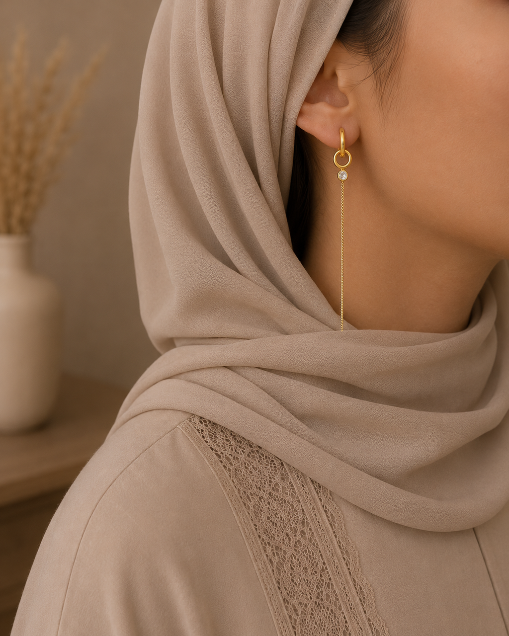 The Golden Fringe Tassel Earrings