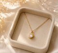 The Luna Solitaire Zircon Necklace