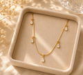 The Amara Droplet Zircon Necklace