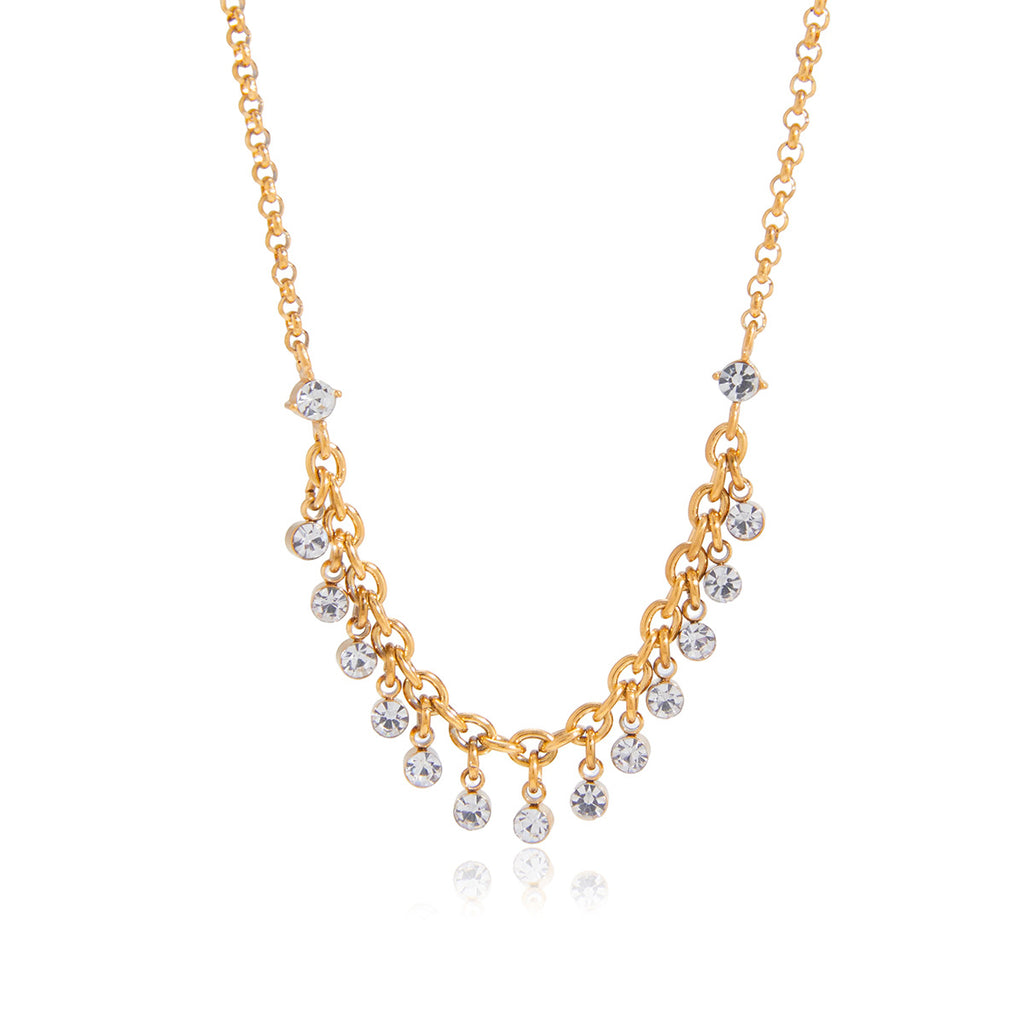 The Celeste Fringe Zircon Necklace