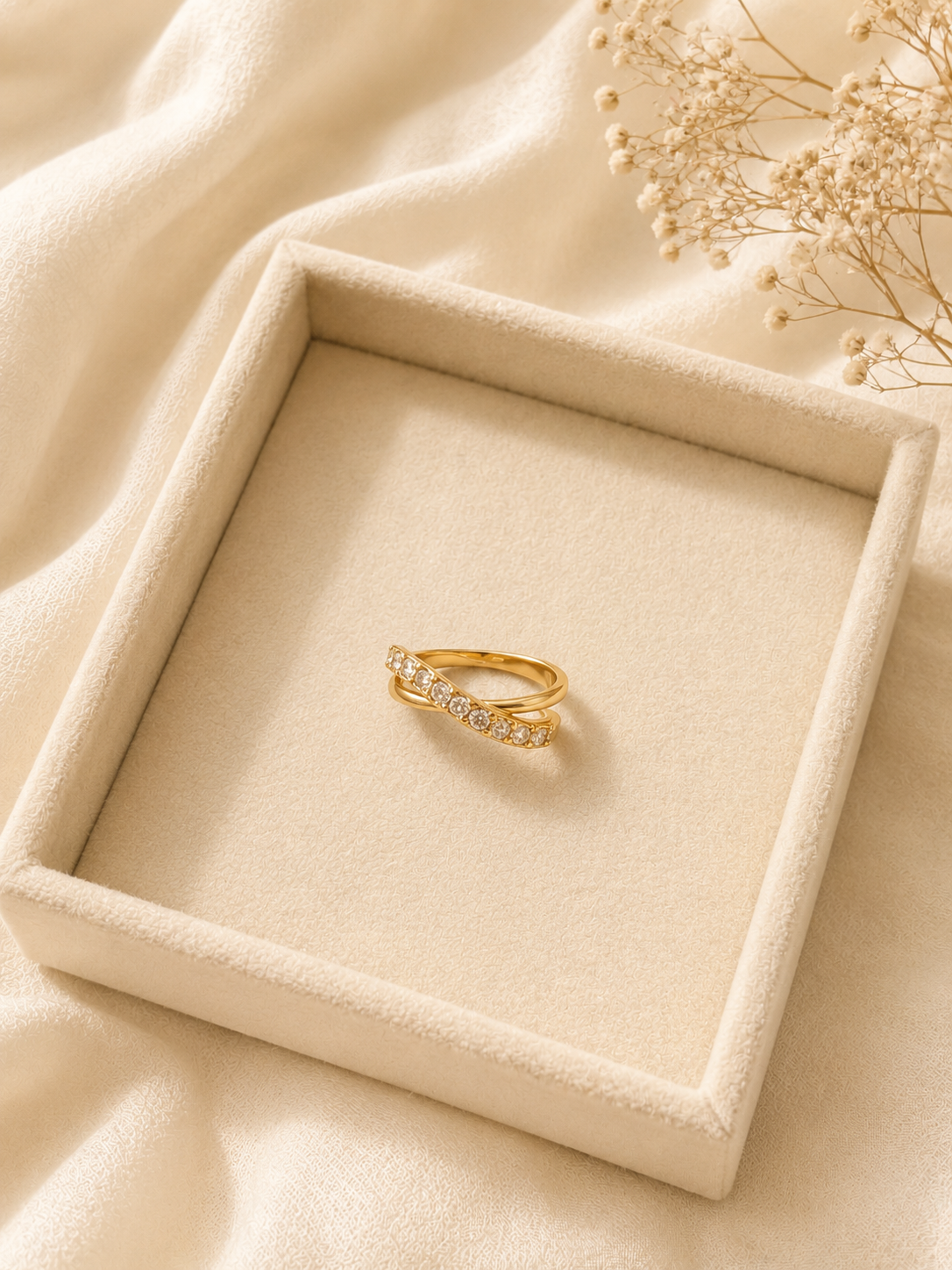 The Celeste Crystal Ring