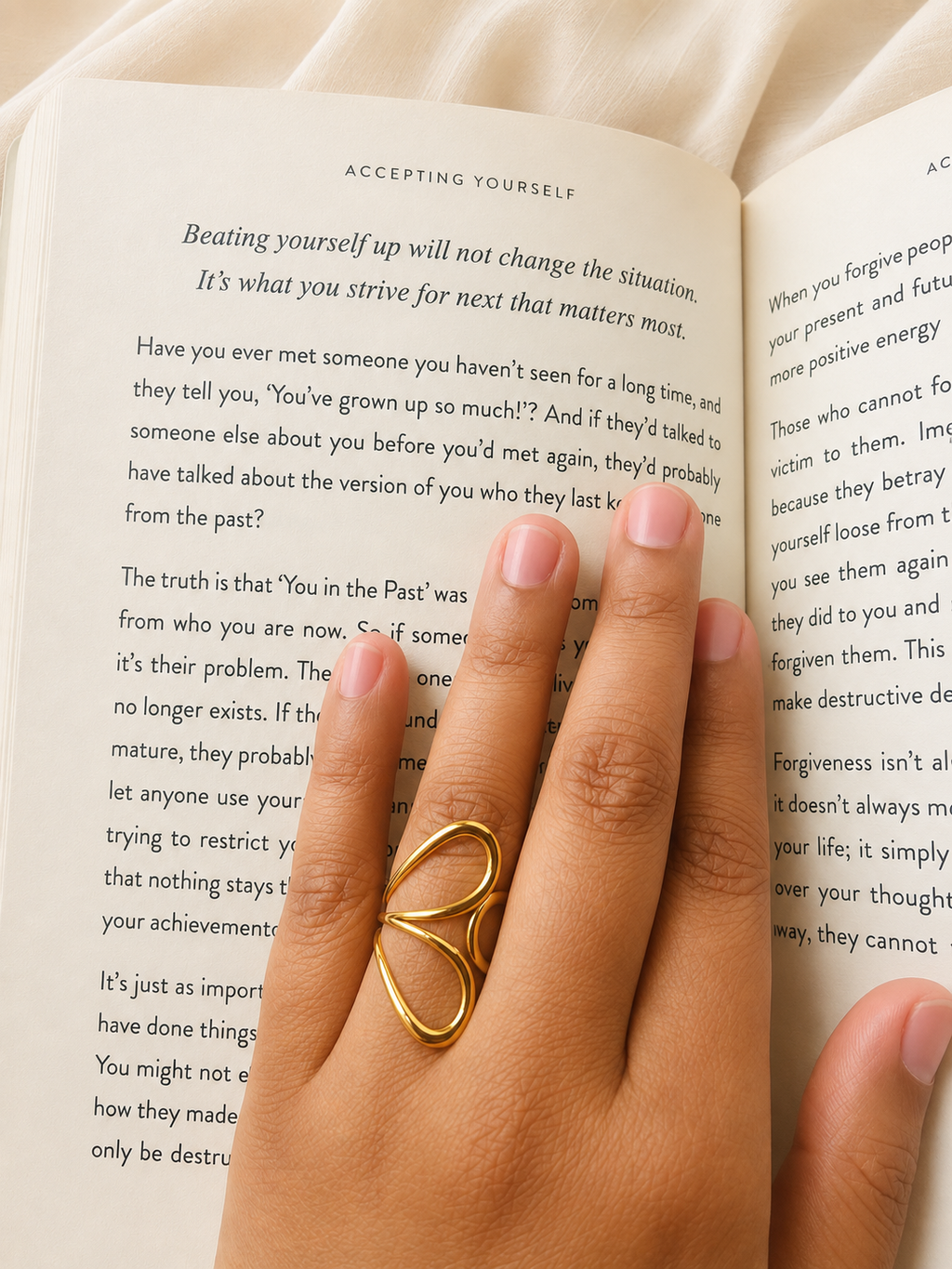 The Infinity Petal Ring