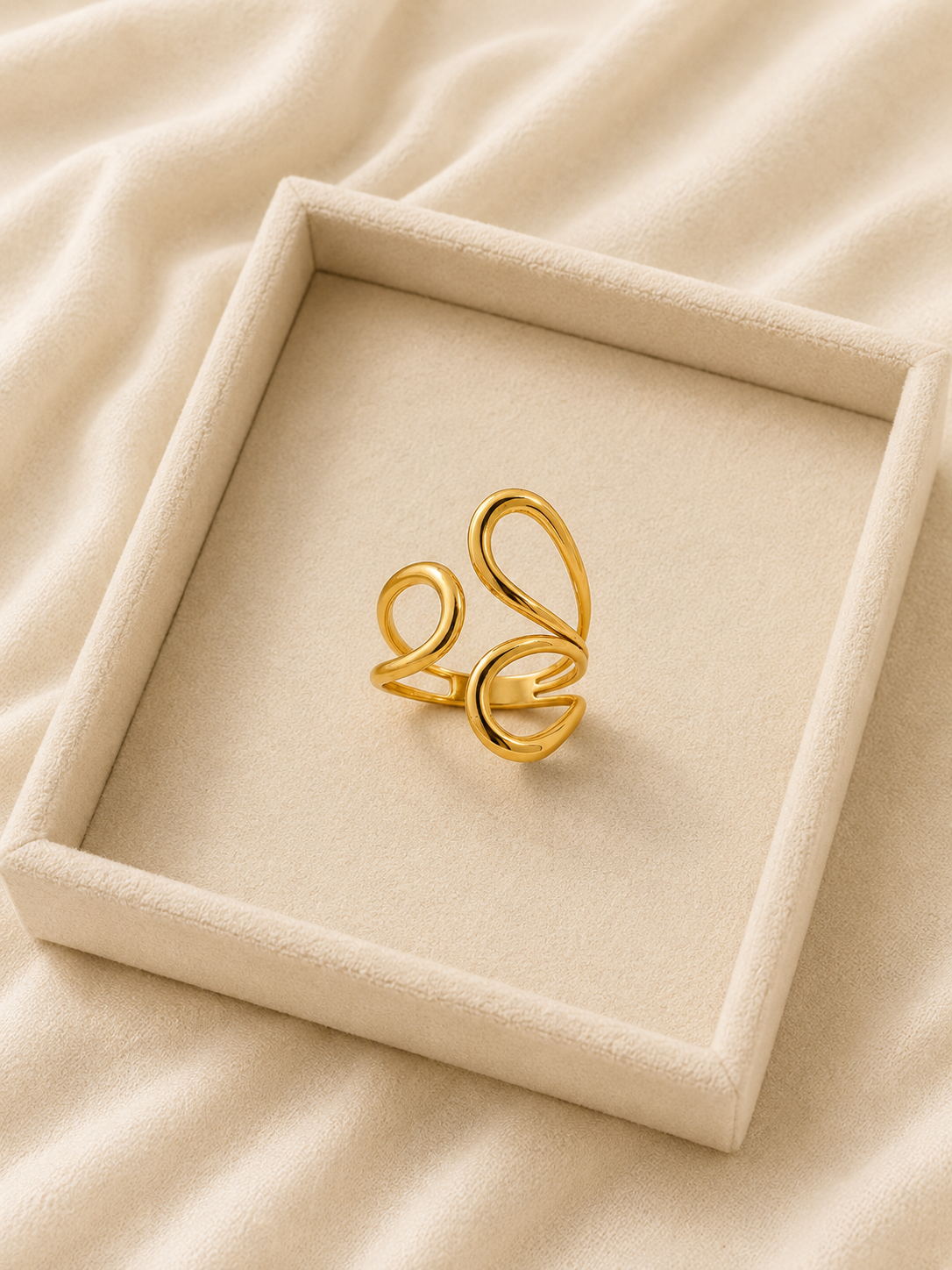 The Infinity Petal Ring