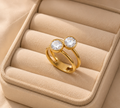 The Celina Double Zircon Ring