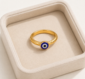 The Nazar Eye Textured Ring