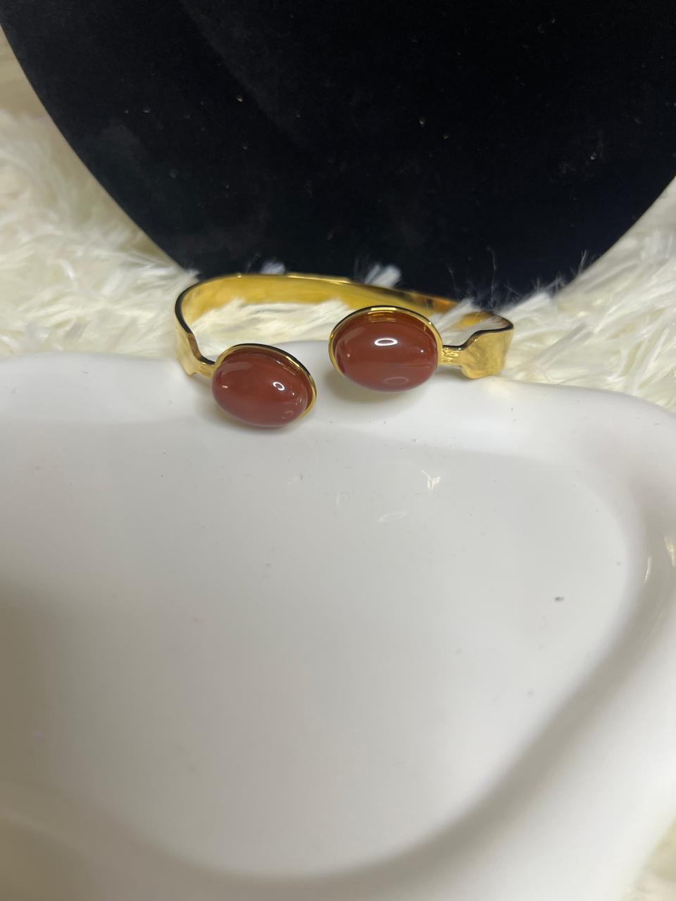 Crimson Brown Open Cuff