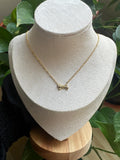 Aurora Bow Sparkle Necklace