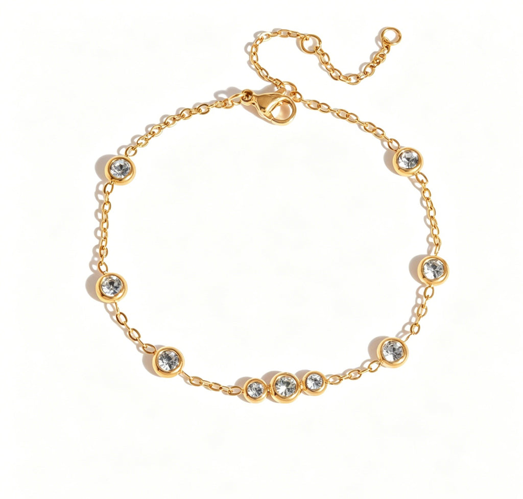 The Luna Zircon Station Bracelet