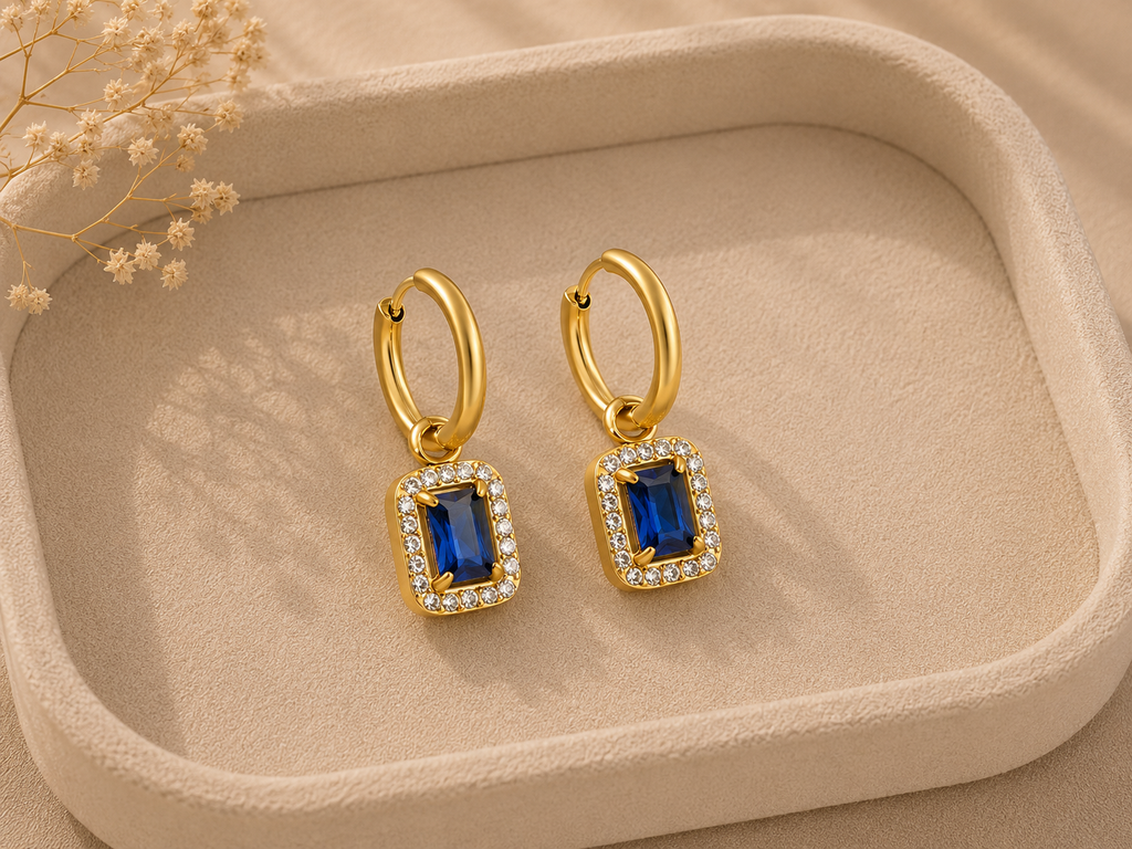 Roselle Blush Drop Earrings