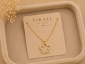 Aurora Blossom Zircon Necklace